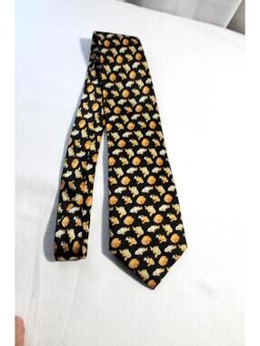 STONEHENGE 3.75 X 58 Inch Silk Necktie with Tropical Fish